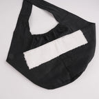 Solid Black Tie Back Scrub Cap