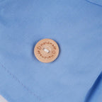 Solid Blue Ponytail Scrub Cap