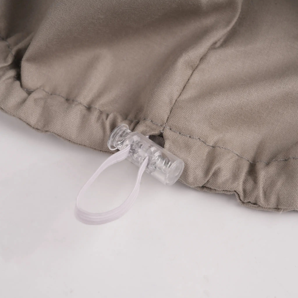 Solid Gray Euro Scrub Cap