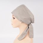 Solid Color Tie Back Scrub Cap