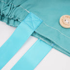 Solid Teal Ponytail Scrub Cap