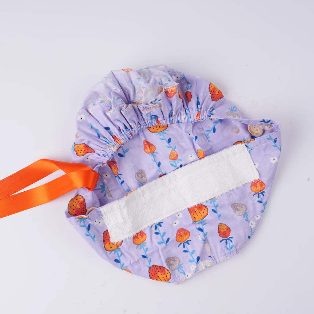 Strawberry Ponytail Scrub Cap
