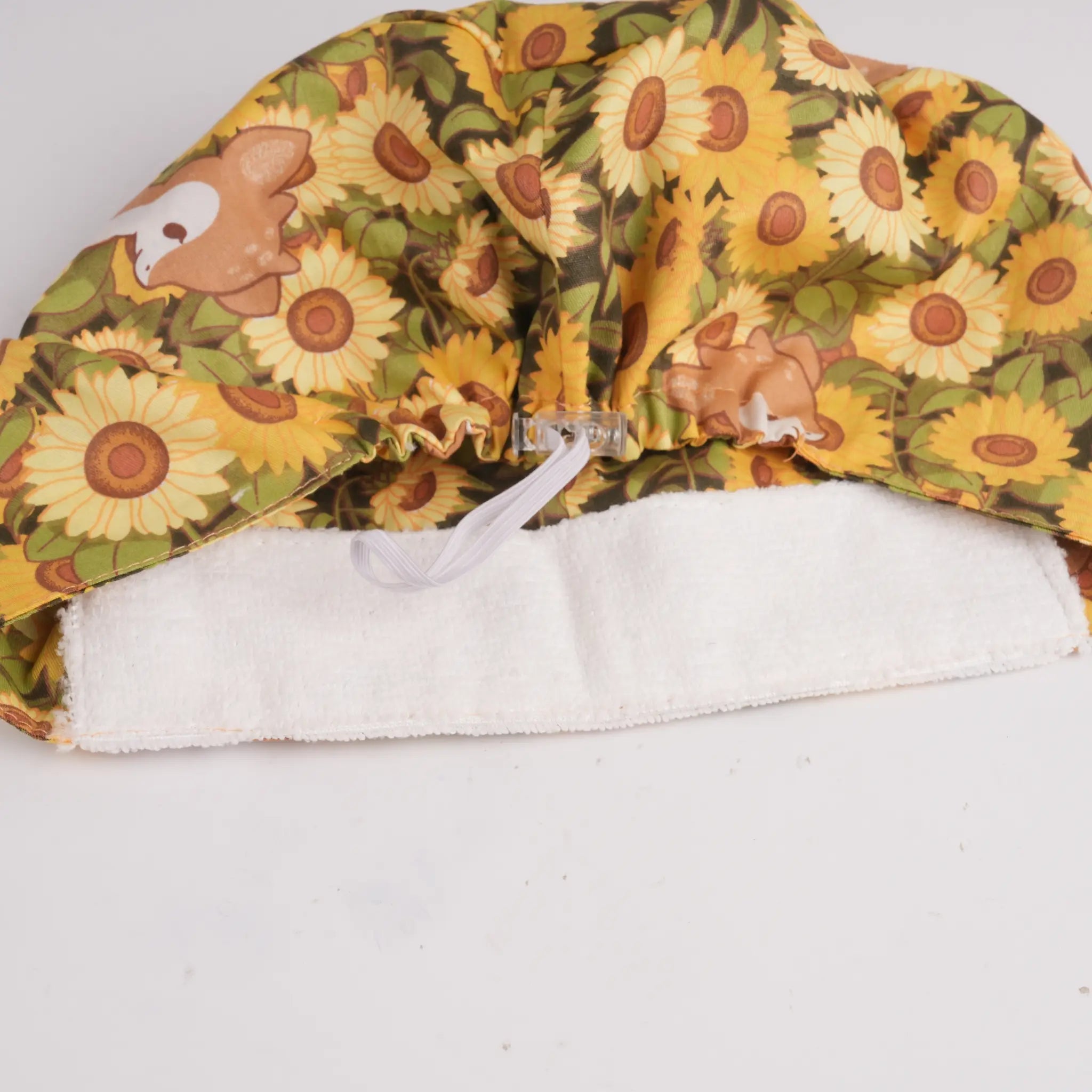 Sunflower Euro Scrub Cap