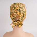 Sunflower Tie Back Scrub Cap
