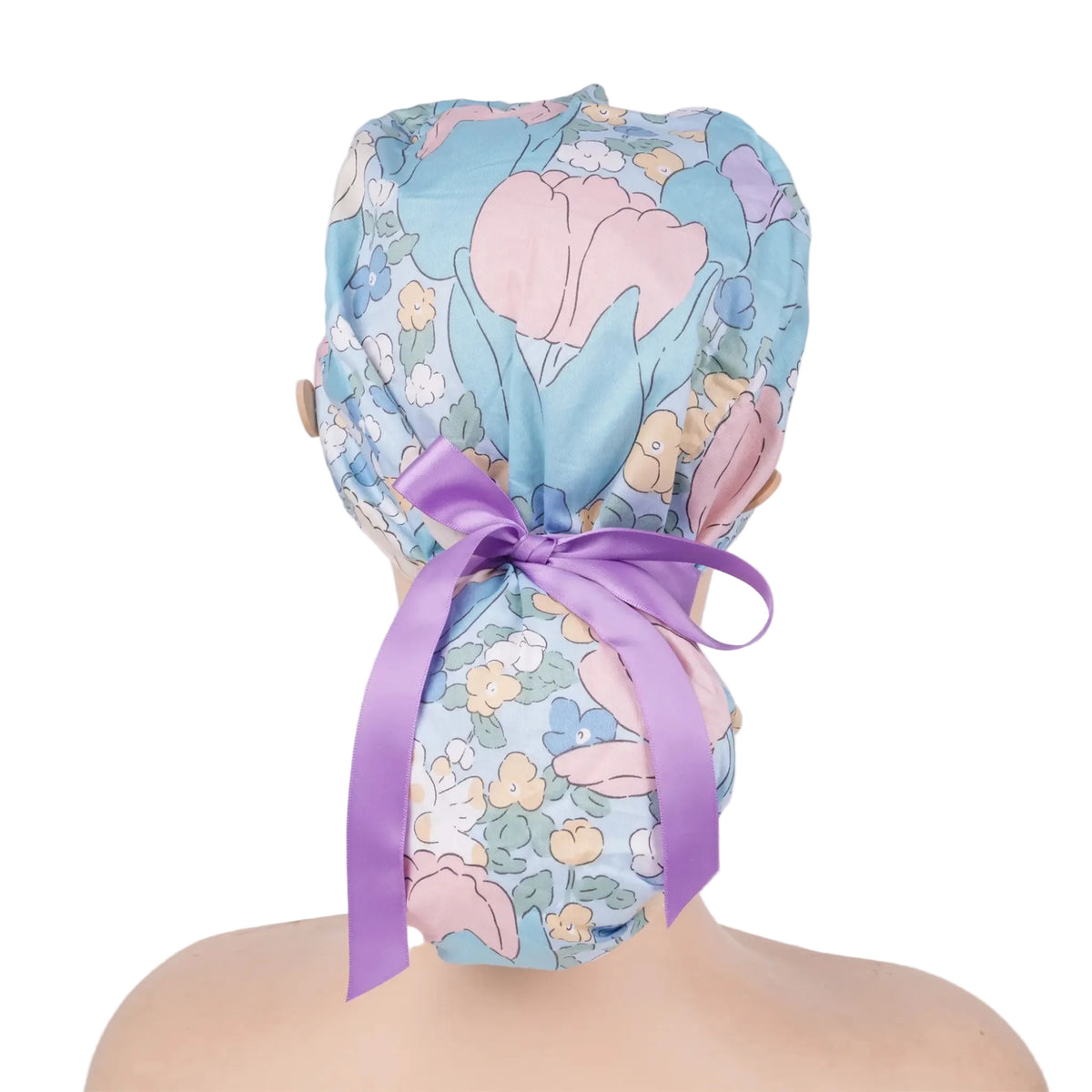 Tulip Ponytail Scrub Cap