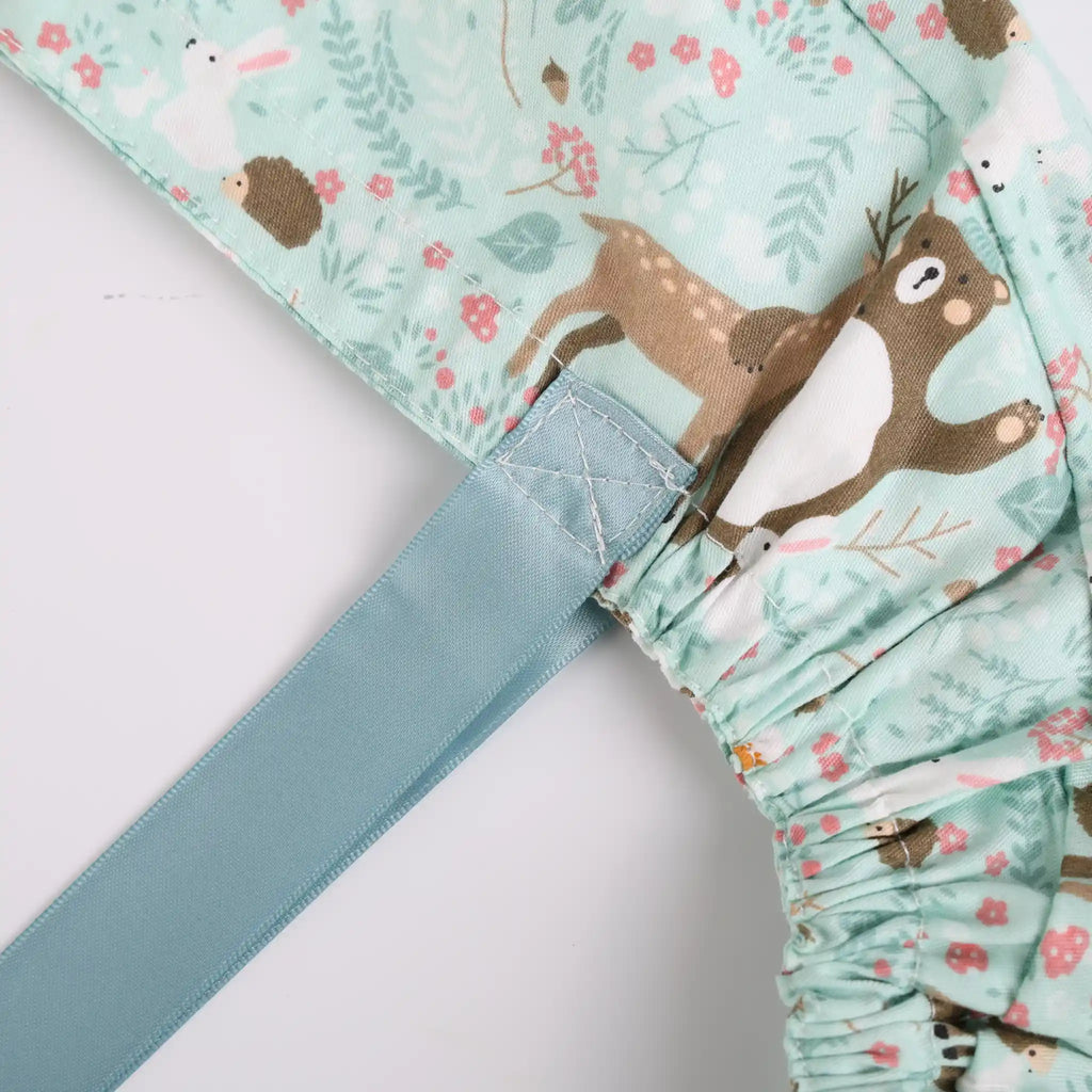 Woodland Animals Ponytail Scrub Cap