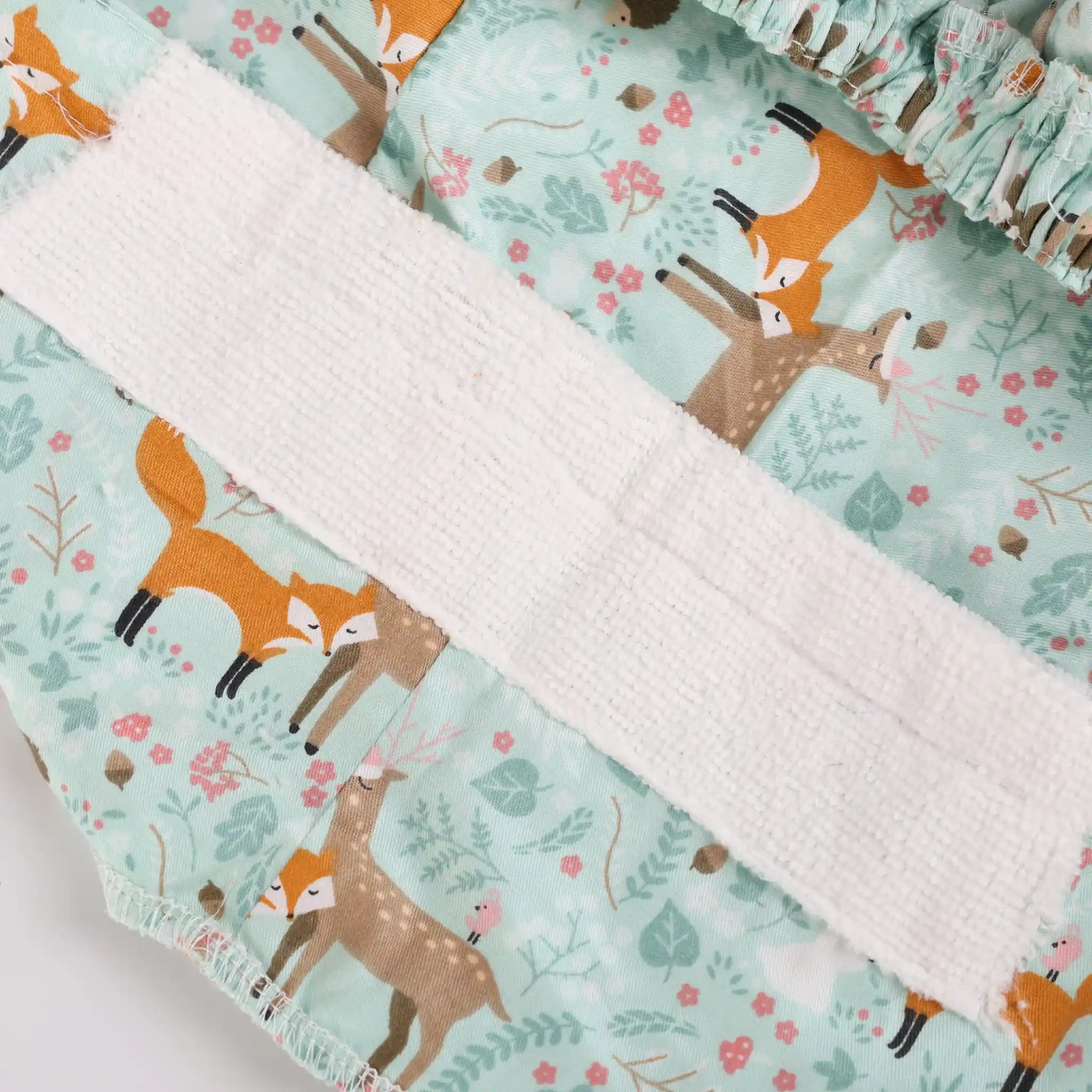 Woodland Animals Ponytail Scrub Cap